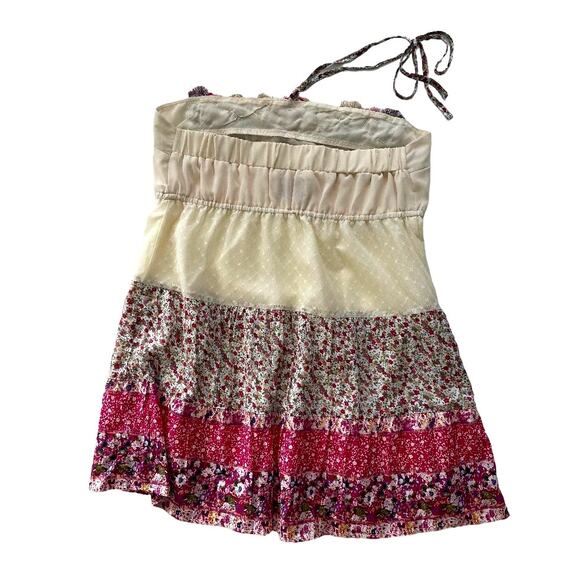 Humming Boho Floral Tube Top/Dress Size Large - Picture 5 of 7